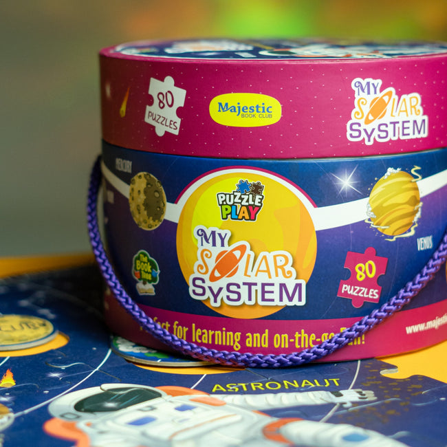 My Space- 80 Piece puzzles and 25 Facts Flash Cards