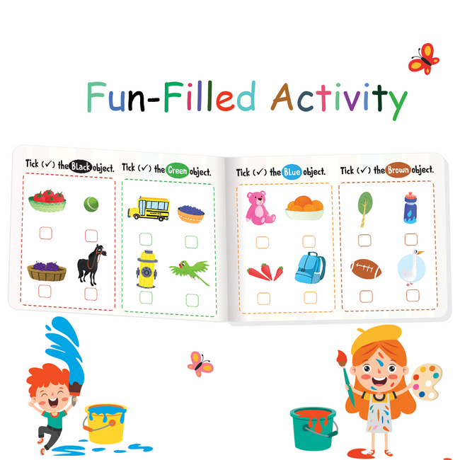 Picturepedia of Colours I Board Book for Kids Age 2+