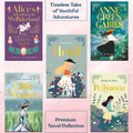 Timeless Tales of Youthful Adventures | Little Women, Heidi, Anne of Green Gables, Pollyanna and Alice in Wonderland | Set of 5 Youthful Classics with Bookmarks | Boxed Gift Set of Unabridged Novels