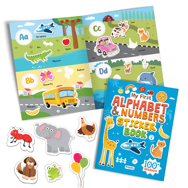 My First Sticker Books (Set of 4) - Age 3+ | Early Learning Activity Books for Kids with 400+ Stickers | Fun & Engaging Stickers Book for Preschoolers & Toddlers
