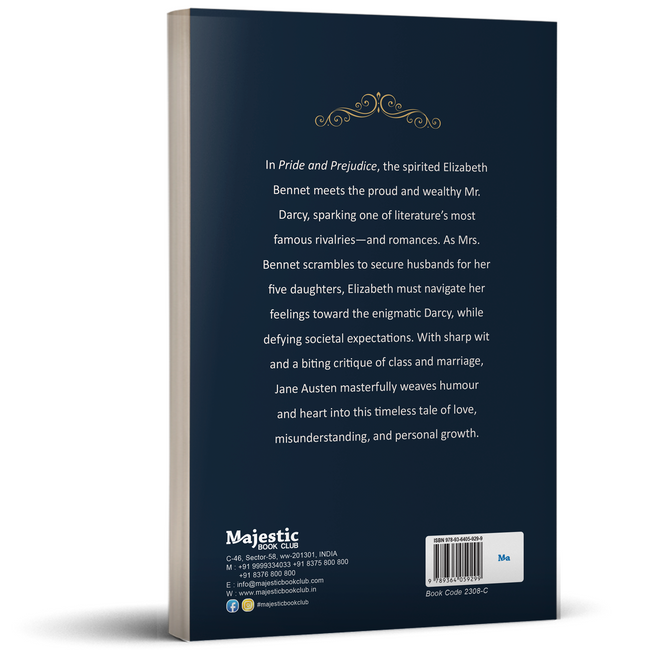 Pride and Prejudice by Jane Austen | Romantic & Youthful Classic | Unabridged & Complete (272 Pages) | Paperback Edition with Premium Cover | Must-Read Fiction Novel for Readers of All Ages Who Love Romantic Fiction