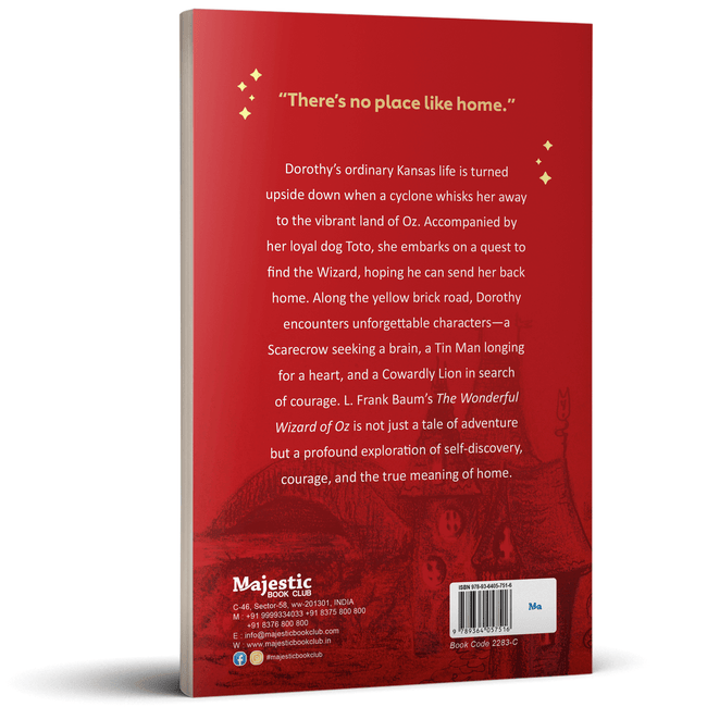 The Wonderful Wizard of Oz – Fantasy and Adventure Children’s Classic – Unabridged & Complete (128 Pages) – Fiction Novel for Readers of All Ages