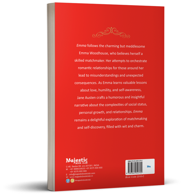 Emma by Jane Austen | Classic Literature | Unabridged & Complete (384 Pages) | Paperback Edition with Premium Cover | Fiction Novel for Readers of All Ages