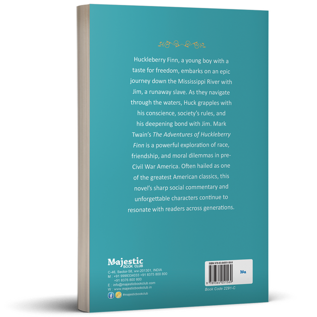 The Adventures of Huckleberry Finn | Adventure Children’s Classic for Boys and Girls | Unabridged & Complete (320 Pages) | Fiction Novel for Readers of All Ages