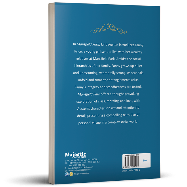 Mansfield Park by Jane Austen | Classic Literature | Unabridged & Complete (336 Pages) | Romantic Fiction Novel for Readers of All Ages