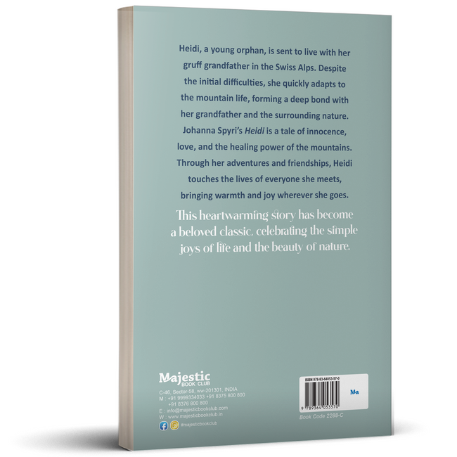 Heidi | Children’s Classic for Girls and Boys | Unabridged & Complete (240 Pages) | Fiction Novel for Readers of All Ages