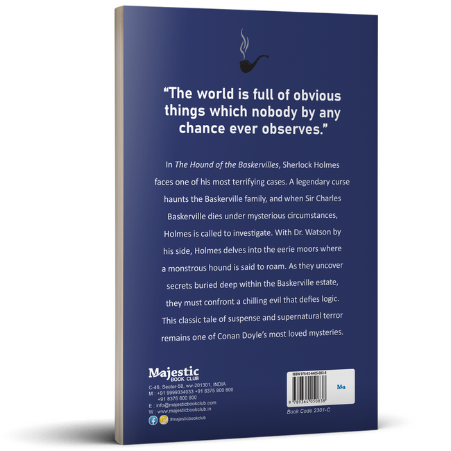 The Hound of the Baskervilles | Sherlock Holmes Mystery Classic | Unabridged & Complete (144 Pages) | Detective Fiction Novel for Readers of All Ages