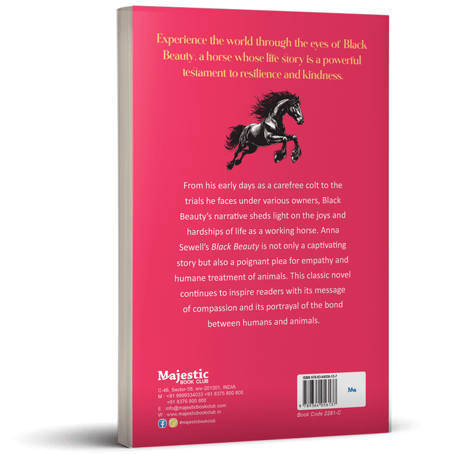 Black Beauty – Literary Classic – Unabridged & Complete (192 Pages) – Fiction Novel for Readers of All Ages