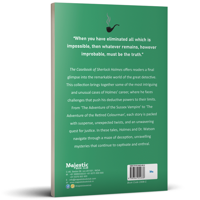 The Casebook of Sherlock Holmes | Sherlock Holmes Mystery & Thriller Classic | Unabridged & Complete (192 Pages) | Detective Fiction Novel for Readers of All