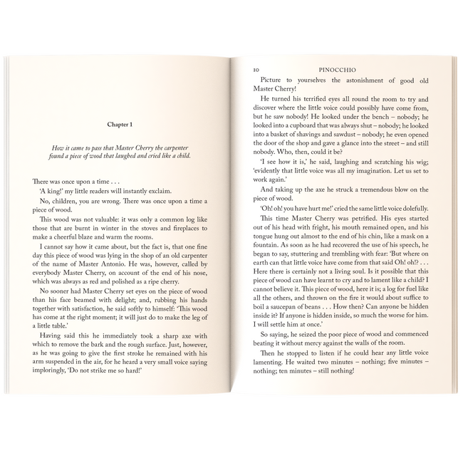 Pinocchio | Adventure Children’s Classic for Boys and Girls | Unabridged & Complete (192 Pages) | Fiction Novel for Readers of All Ages