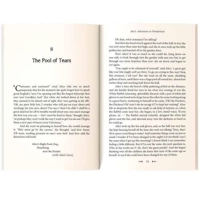 Alice’s adventures in wonderland & Through the Looking-Glass by Jane Austen | Classic Literature | Unabridged & Complete (208 Pages) | Fiction Novel for Readers of All Ages