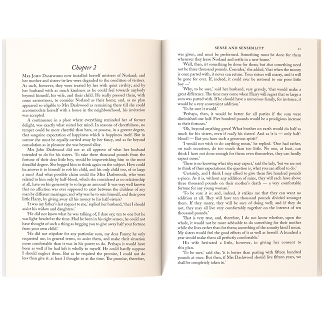 Sense and Sensibility by Jane Austen | Classic Literature | Unabridged & Complete (256 Pages) | Fiction Novel for Readers of All Ages