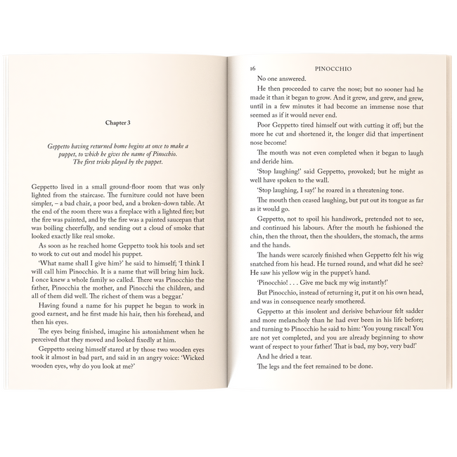 Pinocchio | Adventure Children’s Classic for Boys and Girls | Unabridged & Complete (192 Pages) | Fiction Novel for Readers of All Ages