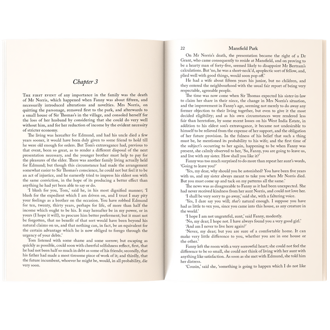 Mansfield Park by Jane Austen | Classic Literature | Unabridged & Complete (336 Pages) | Romantic Fiction Novel for Readers of All Ages