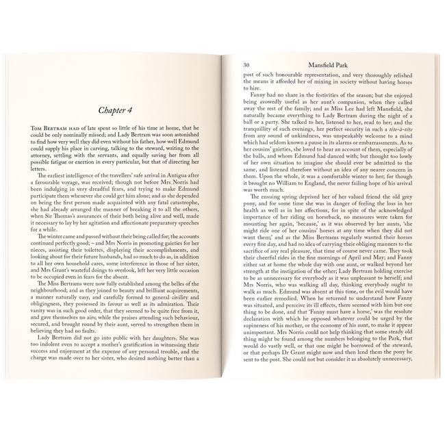 Mansfield Park by Jane Austen | Classic Literature | Unabridged & Complete (336 Pages) | Romantic Fiction Novel for Readers of All Ages