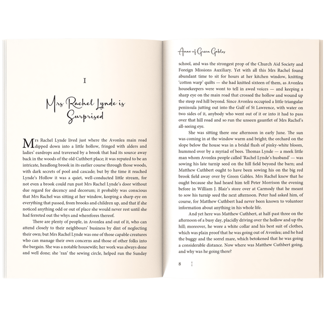 Anne of Green Gables | Children’s Classic for Girls and Boys | Unabridged & Complete (320 Pages) | Fiction Novel for Readers of All Ages