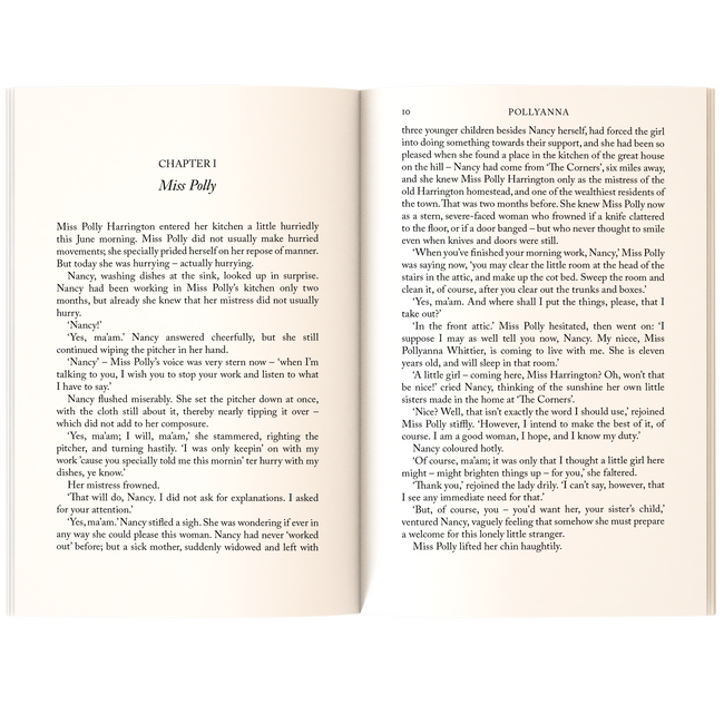 Pollyanna | Children’s Classic for Girls and Boys | Unabridged & Complete (192 Pages) | Fiction Novel for Readers of All Ages