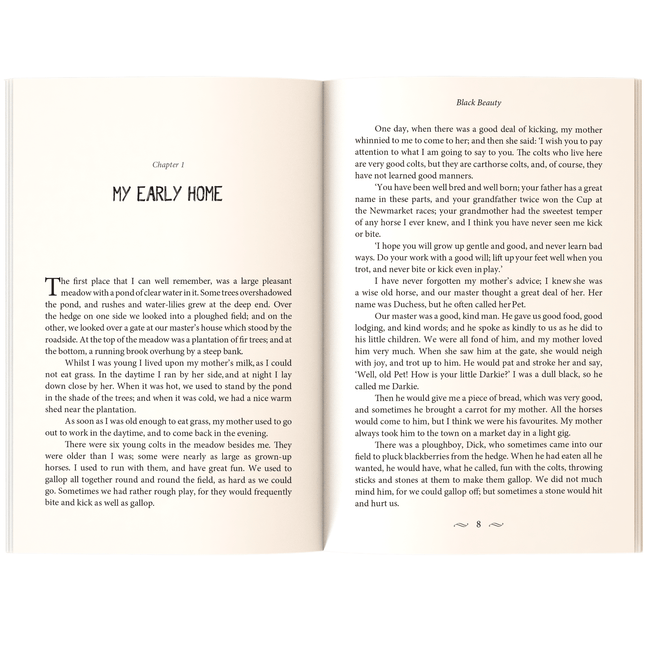 Black Beauty – Literary Classic – Unabridged & Complete (192 Pages) – Fiction Novel for Readers of All Ages