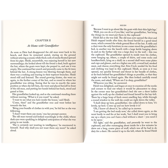 Heidi | Children’s Classic for Girls and Boys | Unabridged & Complete (240 Pages) | Fiction Novel for Readers of All Ages