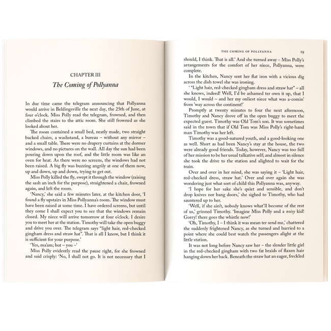 Pollyanna | Children’s Classic for Girls and Boys | Unabridged & Complete (192 Pages) | Fiction Novel for Readers of All Ages