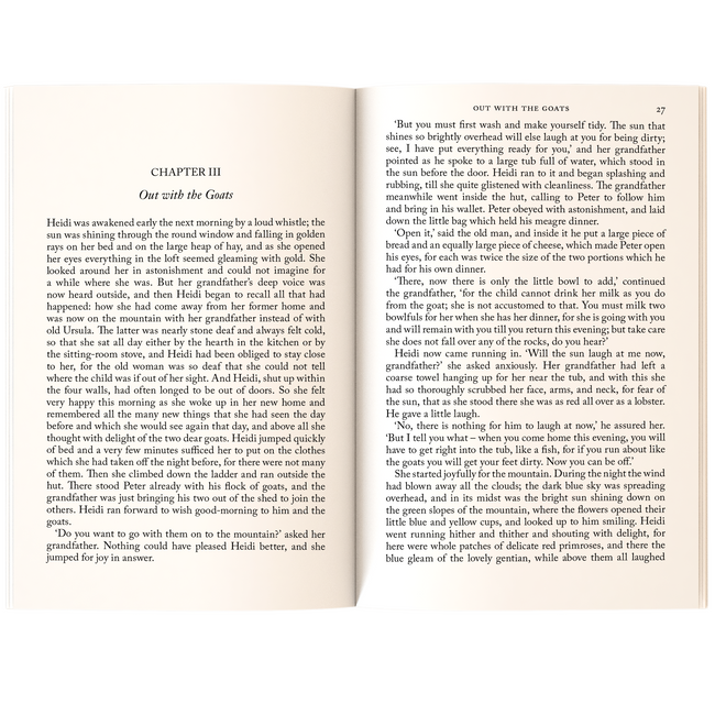 Heidi | Children’s Classic for Girls and Boys | Unabridged & Complete (240 Pages) | Fiction Novel for Readers of All Ages