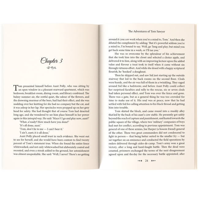 The Adventures of Tom Sawyer | Adventure Children’s Classic for Boys and Girls | Unabridged & Complete (240 Pages) | Fiction Novel for Readers of All Ages