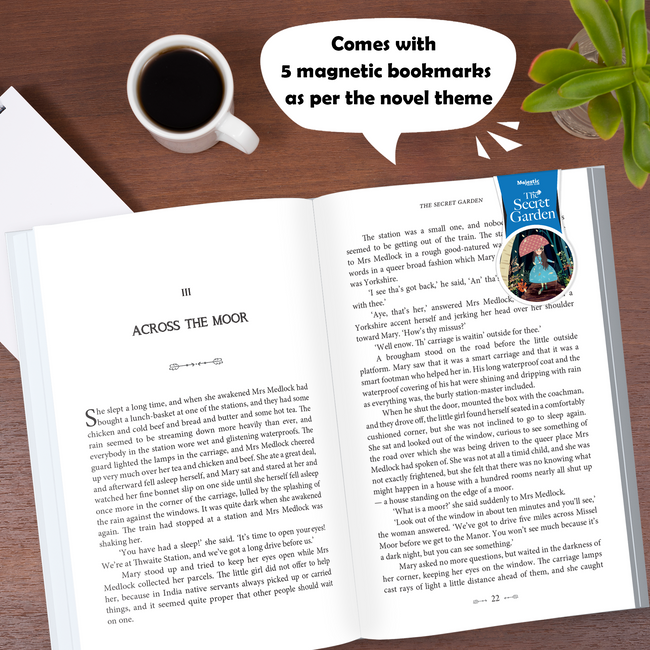 Childhood Adventures and Discovery Classics | The Secret Garden, The Adventures of Tom Sawyer, Little Prince, The Adventures of Huckleberry Finn and Pinocchio | Set of 5 Classic Adventures with Bookmarks | Unabridged Gift-Ready Book Set for Kids & Adults