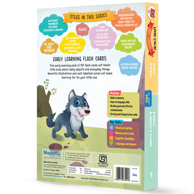 My First 100 Words: Illustrated Flashcards for Early Language Skills and Vocabulary Enrichment| Best for Gifting
