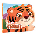 Wild Animals Shaped Board Books I Board Books for Children Age 2+ I Set of 6 Books (12 Pages in each book) I Picture Book for Kids I Beautiful Illustrations I Set 1