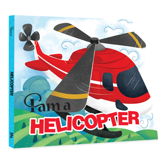 Transport Shaped Board Books I Board Books for Children Age 2+ I Set of 6 Books (12 Pages in each book) I Picture Book for Kids I Beautiful Illustrations I Set 2