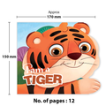 Wild Animals Shaped Board Books I Board Books for Children Age 2+ I Set of 6 Books (12 Pages in each book) I Picture Book for Kids I Beautiful Illustrations I Set 1