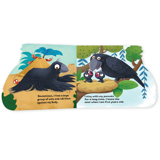 Birds & Insects Shaped Board Books I Board Books for Children Age 2+ I Set of 6 Books (12 Pages in each book) I Picture Book for Kids I Beautiful Illustrations I Set 1