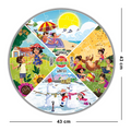 Bright Brain 4 in 1 Indian Seasons Jigsaw Puzzle for Kids, 60 Piece Puzzles | Educational Toy for Ages 3 and Above, Gift Box