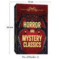 Horror and Mystery Classics | Frankenstein, Dracula, Dorian Gray, Dr Jekyll and Mr Hyde and The Hound of the Baskervilles | 5 Gothic Horror & Mystery Classics with Bookmarks | Unabridged Gift Set in Sturdy Box
