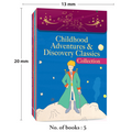 Childhood Adventures and Discovery Classics | The Secret Garden, The Adventures of Tom Sawyer, Little Prince, The Adventures of Huckleberry Finn and Pinocchio | Set of 5 Classic Adventures with Bookmarks | Unabridged Gift-Ready Book Set for Kids & Adults