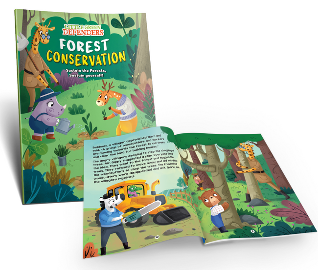 Little Green Defenders (Illustrated) - Collection of 10 Books | Educational Story Books for Children by Majestic Book Club
