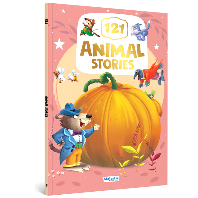 121 Animal Stories - Illustrated Story Book for kids - English short stories with Colourful Pictures - Best Bedtime children stories For younger children