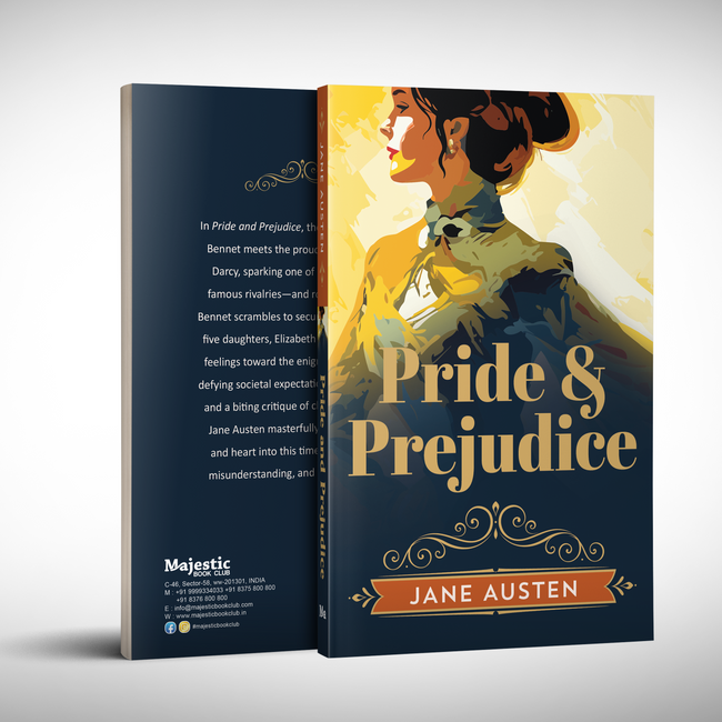 Pride and Prejudice by Jane Austen | Romantic & Youthful Classic | Unabridged & Complete (272 Pages) | Paperback Edition with Premium Cover | Must-Read Fiction Novel for Readers of All Ages Who Love Romantic Fiction