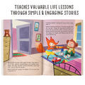 Life Lessons Book Set for Kids Ages 4+ | Set of 10 Storybooks (16 Pages in Each Title) | Teaches Good Habits, Kindness, Honesty & More | Illustrated Moral Story Books for Children