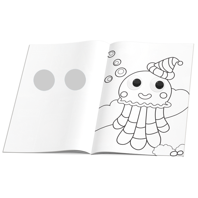 Googly Eyes Animals Colouring Book for Kids I Animals World Activity Book featuring Adorable Characters with Oversized Googly Eyes