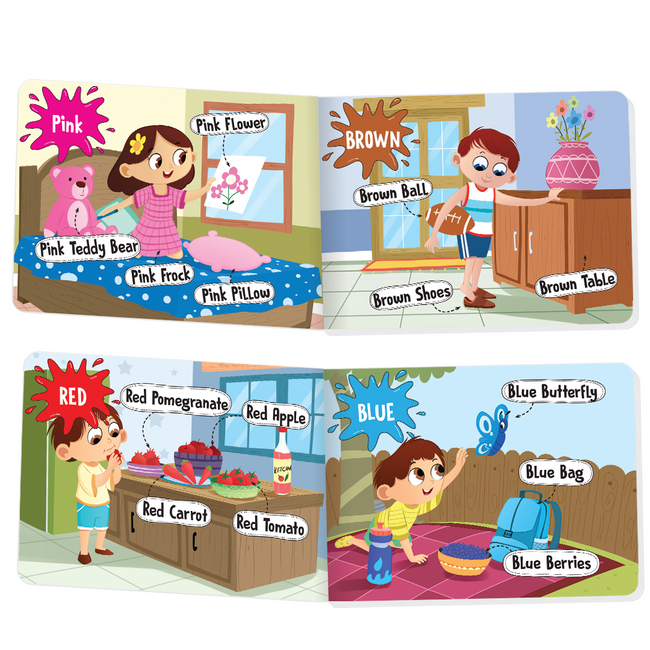 Picturepedia of Colours I Board Book for Kids Age 2+