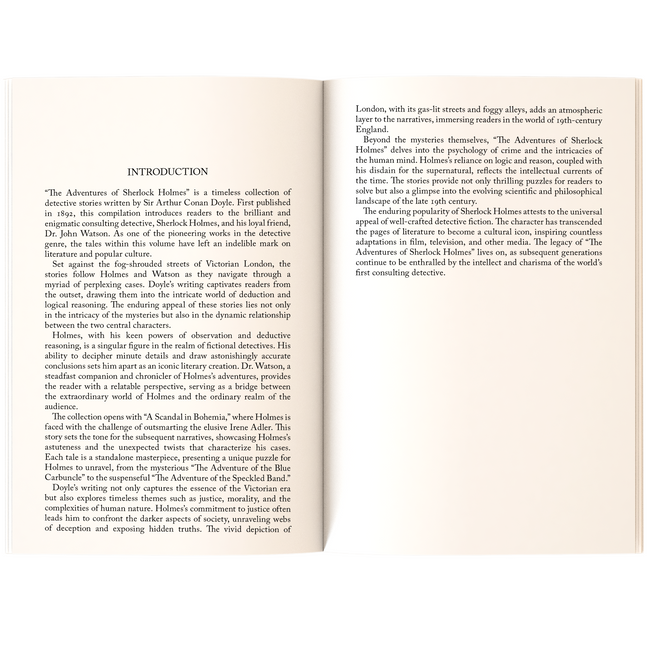The Adventures of Sherlock Holmes | Sherlock Holmes Classic | Mystery & Thriller Novel | Unabridged & Complete (240 Pages) || Detective Fiction for Readers of All Ages