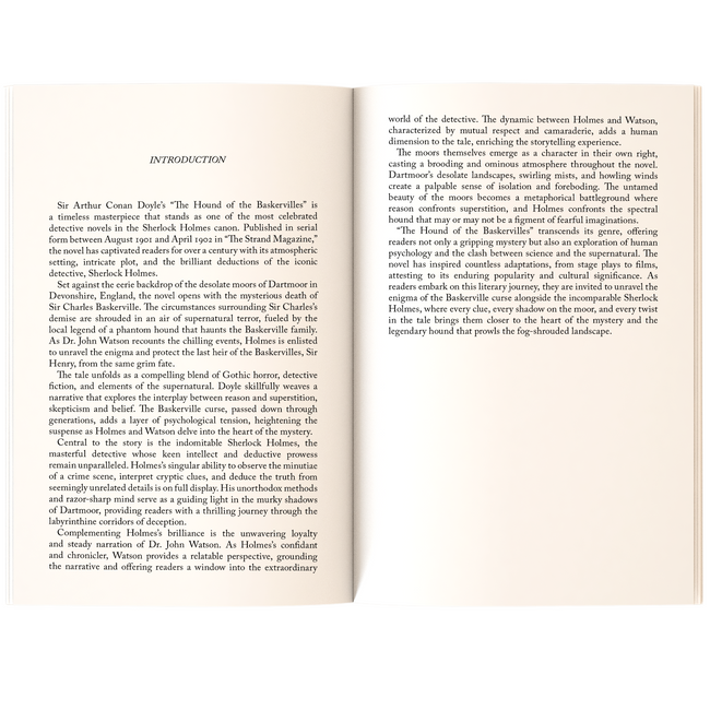 The Hound of the Baskervilles | Sherlock Holmes Mystery Classic | Unabridged & Complete (144 Pages) | Detective Fiction Novel for Readers of All Ages