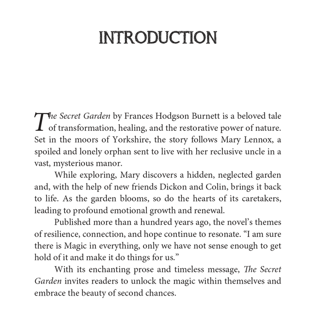 The Secret Garden | Adventure & Discover Children’s Classic for Girls and Boys | Unabridged & Complete (256 Pages) | Fiction Novel for Readers of All Ages