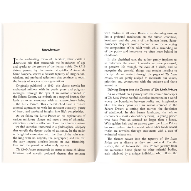 The Little Prince | Fantasy & Discovery Children’s Classic for Boys and Girls | Unabridged & Complete (96 Pages) | Fiction Novel for Readers of All Ages