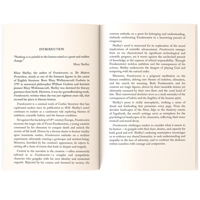 Frankenstein | Gothic Horror & Mystery Classic | Unabridged and Complete (208 Pages) | Suspense Fiction Novel for Readers of All Ages Who Enjoy Gothic Fiction and Horror Stories