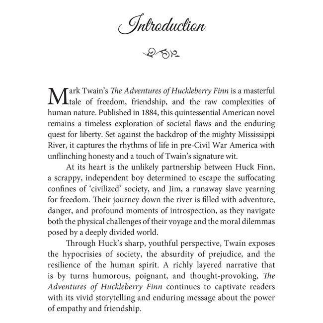 The Adventures of Huckleberry Finn | Adventure Children’s Classic for Boys and Girls | Unabridged & Complete (320 Pages) | Fiction Novel for Readers of All Ages