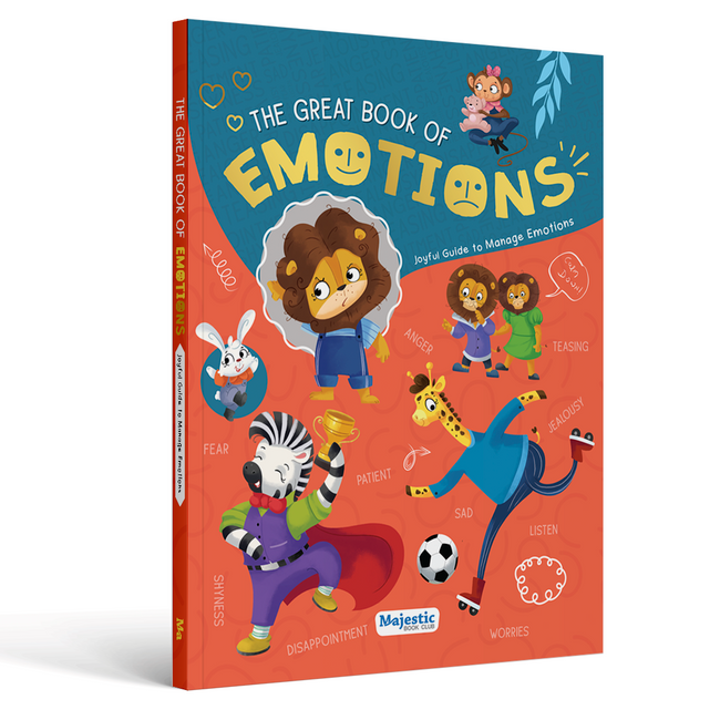 The Great Book of Emotions for Kids Ages 4+ | 10-in-1 Storybook on Feelings, Confidence, and Kindness | Illustrated Story Book | 160 Pages for Emotional Growth