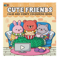 Cute Friends Calm and Comfy Colouring Book | 96 Pages