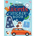 My First Words Sticker Book | 16-Page Vocabulary Activity & Sticker Book for Kids Ages 3+, Includes 4 Sheets of Stickers